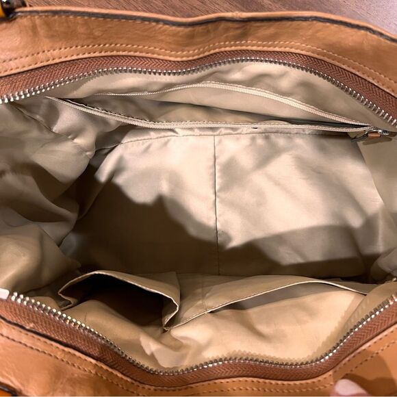 COACH 2181 Park Colorblock North/South Tote ( F24391) SILVER/NATURAL MULTI Color - Picture 8 of 9